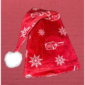 Makers Mark 2013 Kentucky Bourbon Bottle Cover Red White Santa Hat Nightcap